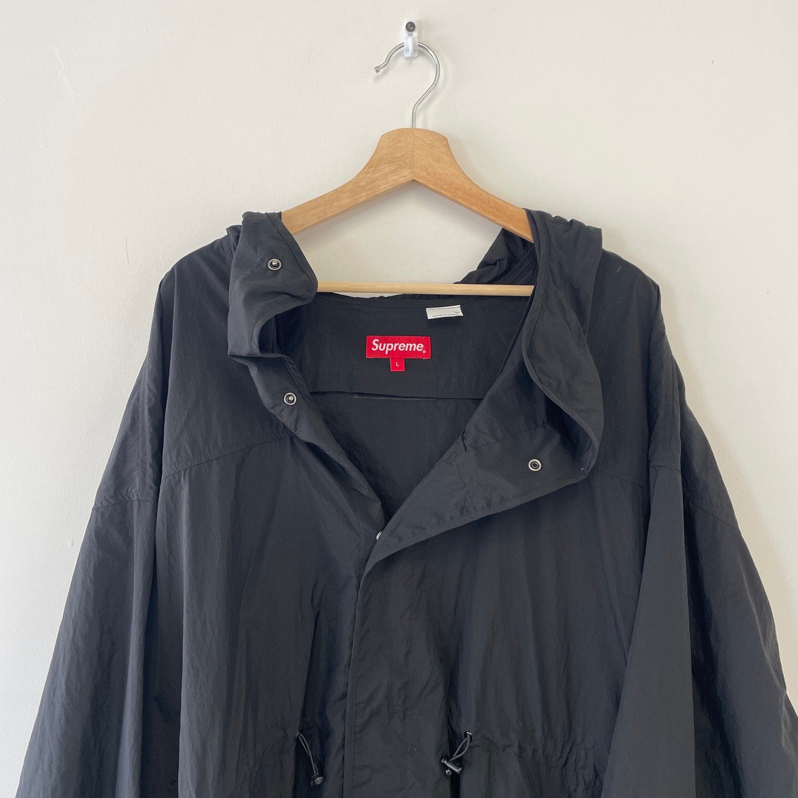 supreme motion logo lightweight parka 黒M Supreme - Motion Logo Lightweight Parka - UG.SHAFT