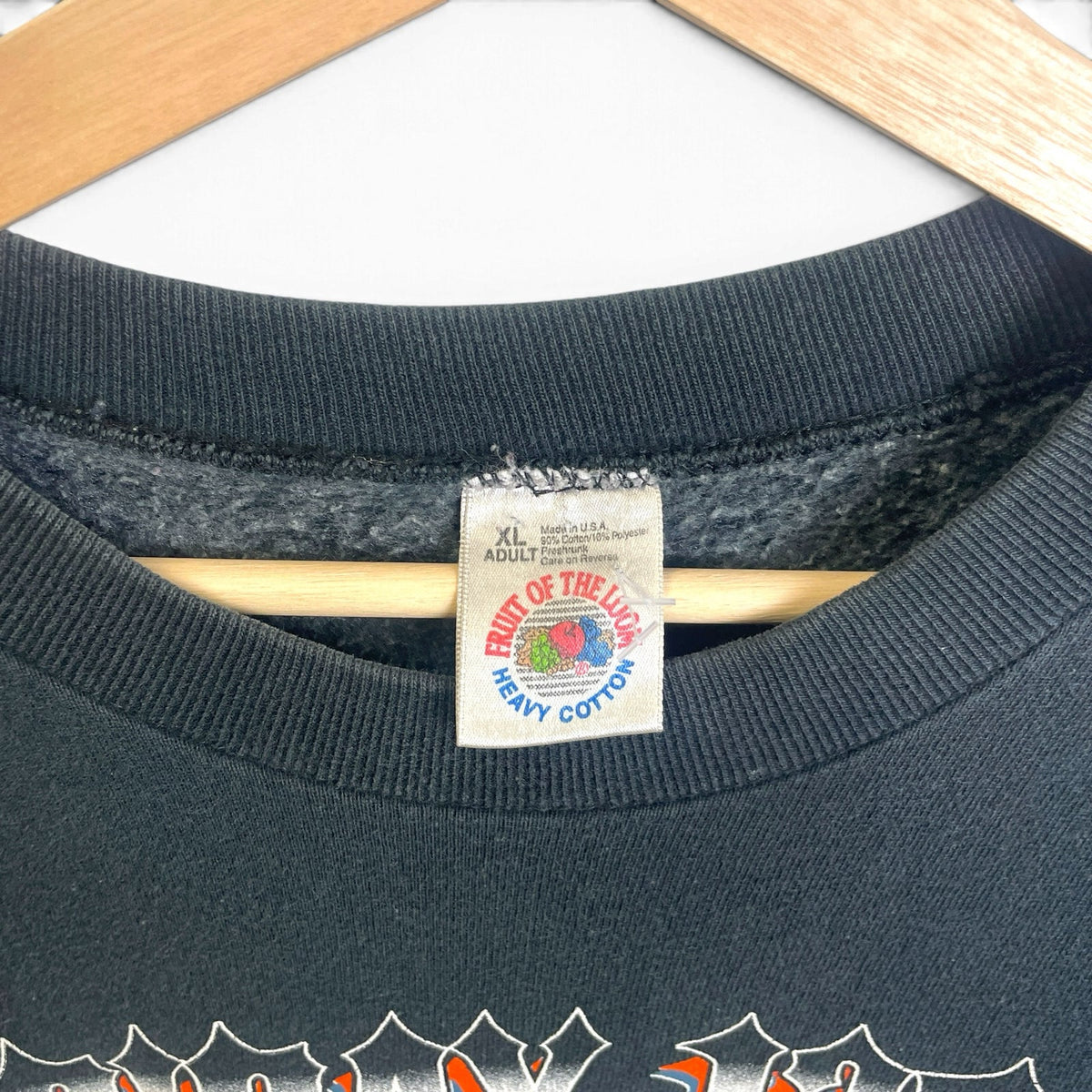 Vintage 90s Friday The 13th Port Dover Ride Crewneck XL