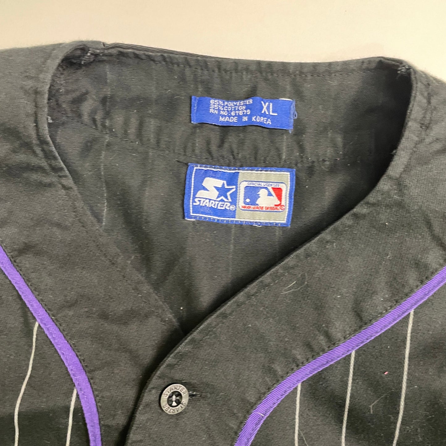 STARTER Rockies baseball jersey XL