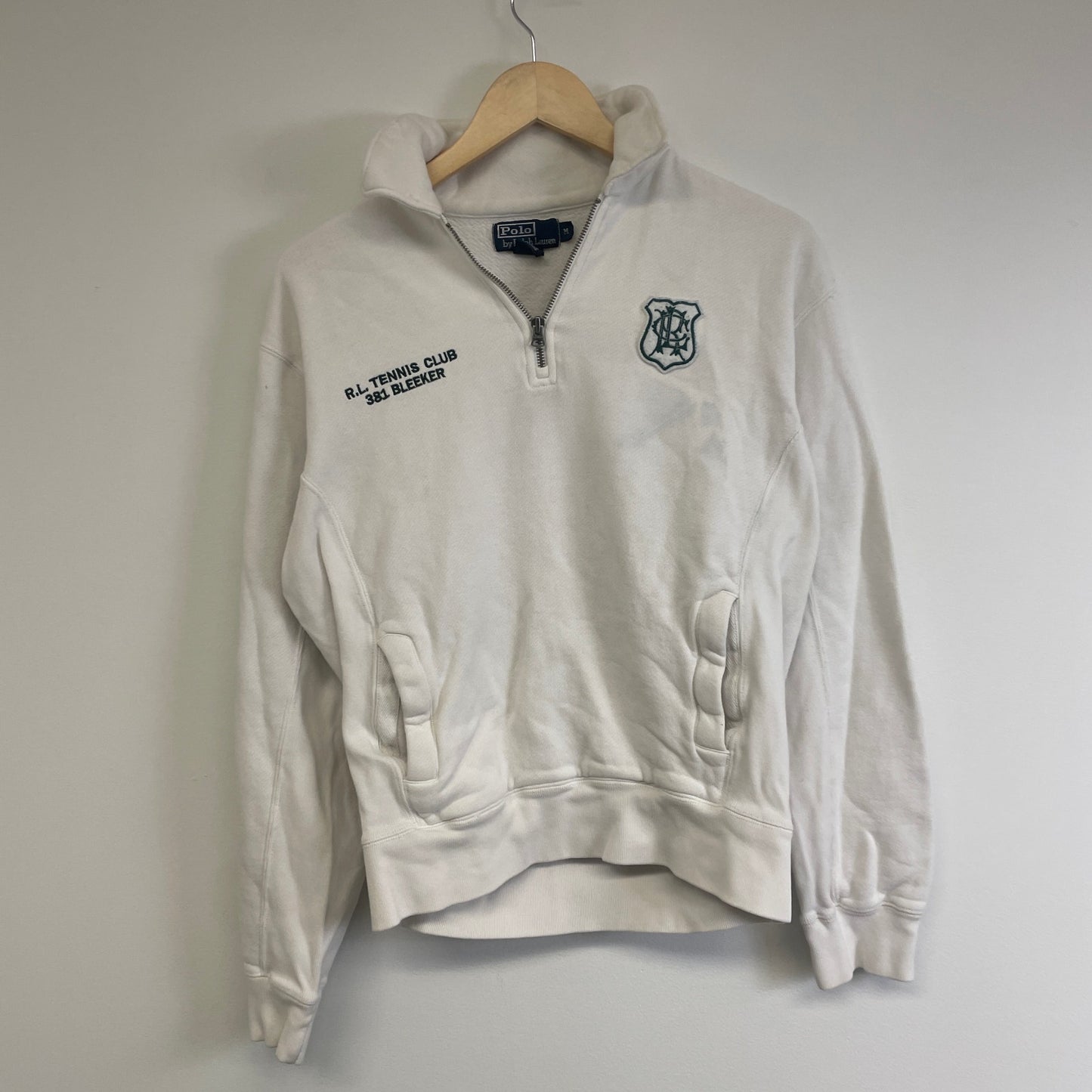 Vintage Polo Ralph Lauren Tennis Quarter Zip L