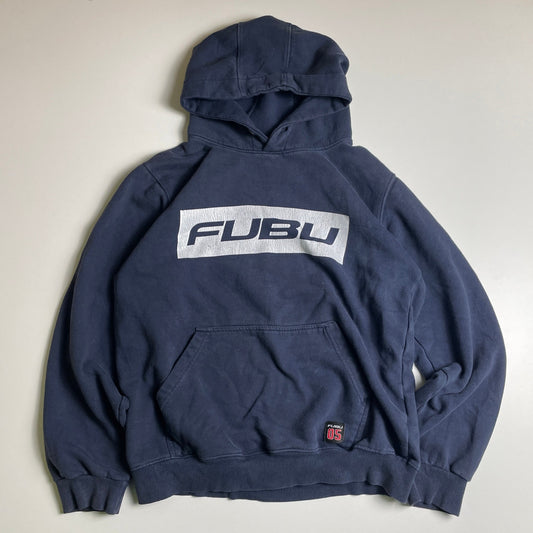 Vintage FUBU box logo y2k hoodie