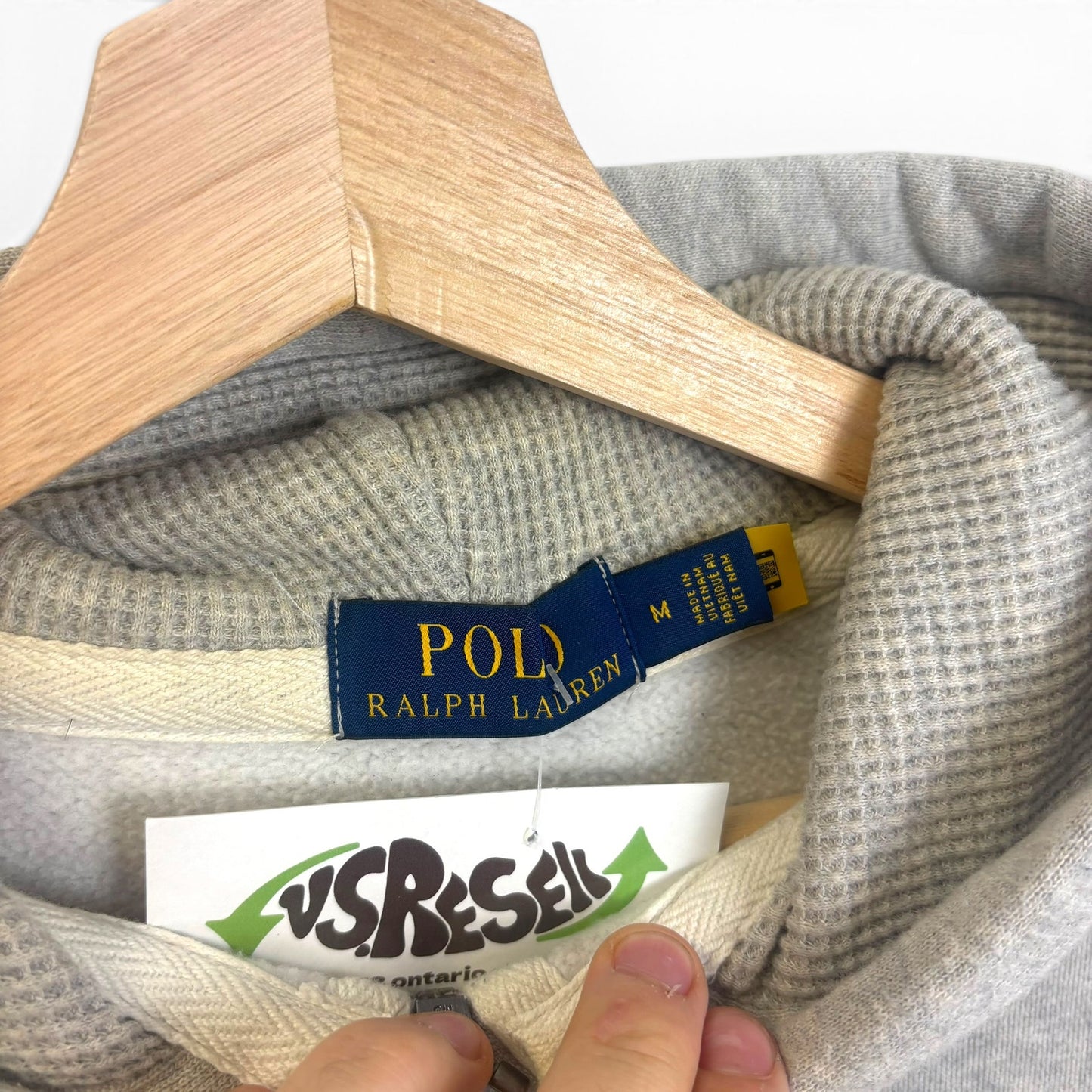 Polo Ralph Lauren Waffle Zip Up M