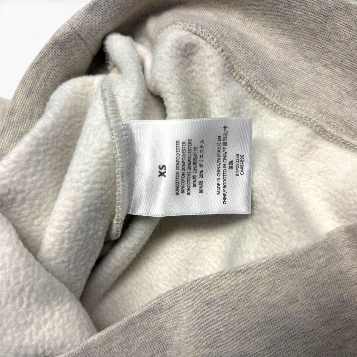 Essentials Fear Of God Sweatshirt Grey Size M
