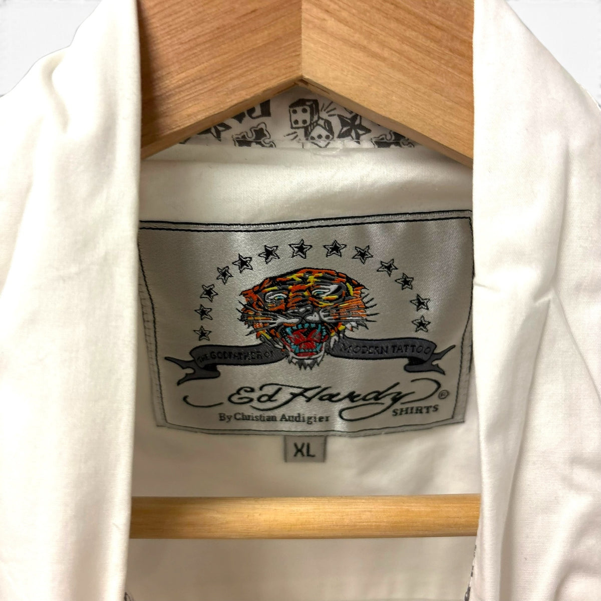 Vintage Ed Hardy Button Up Shirt L