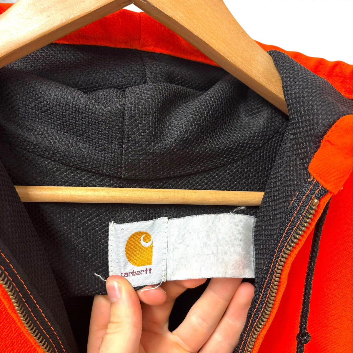 Vintage Carhartt J130 Blaze Orange Active Jacket M