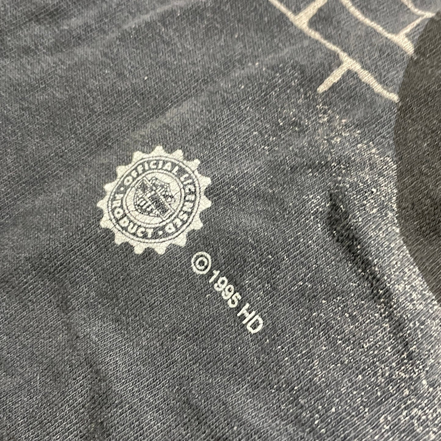 Harley Davidson vintage AOP bike tee L