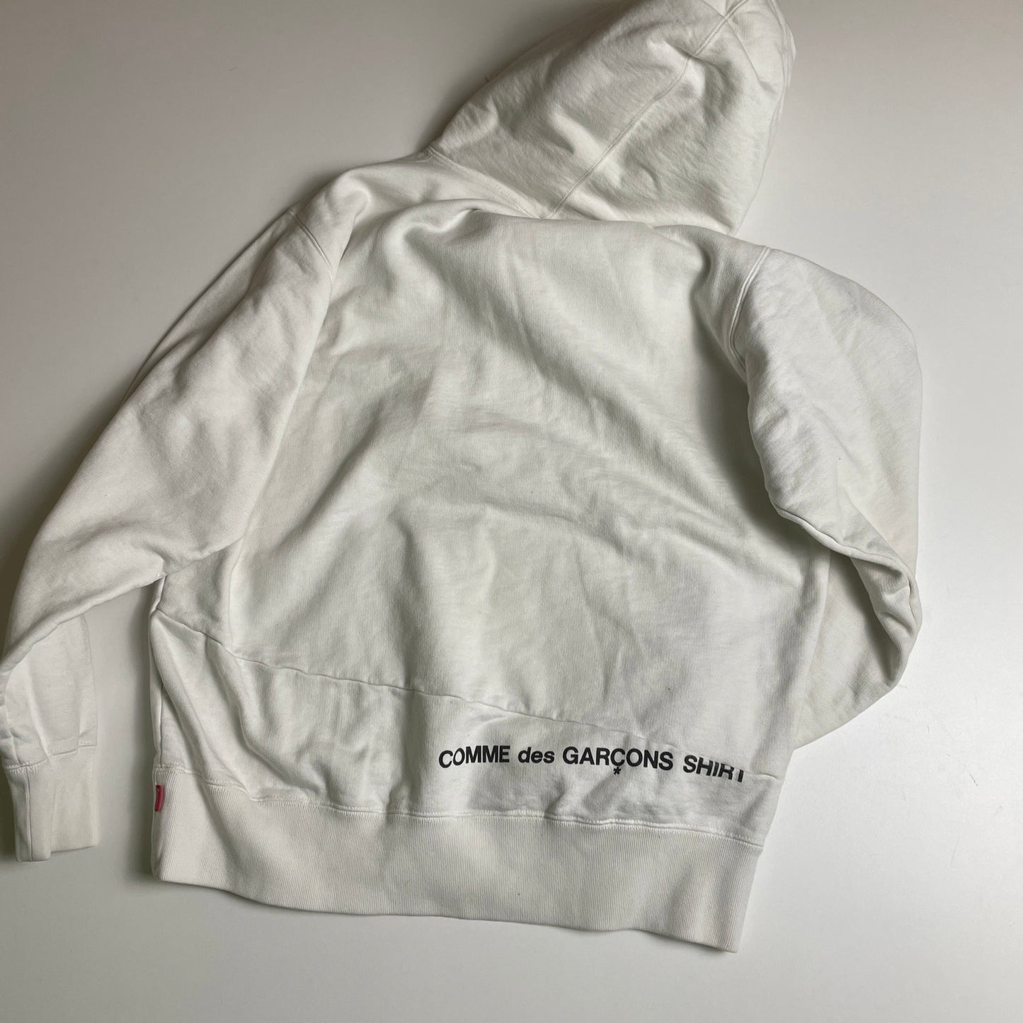 SUPREME x CDG white hoodie