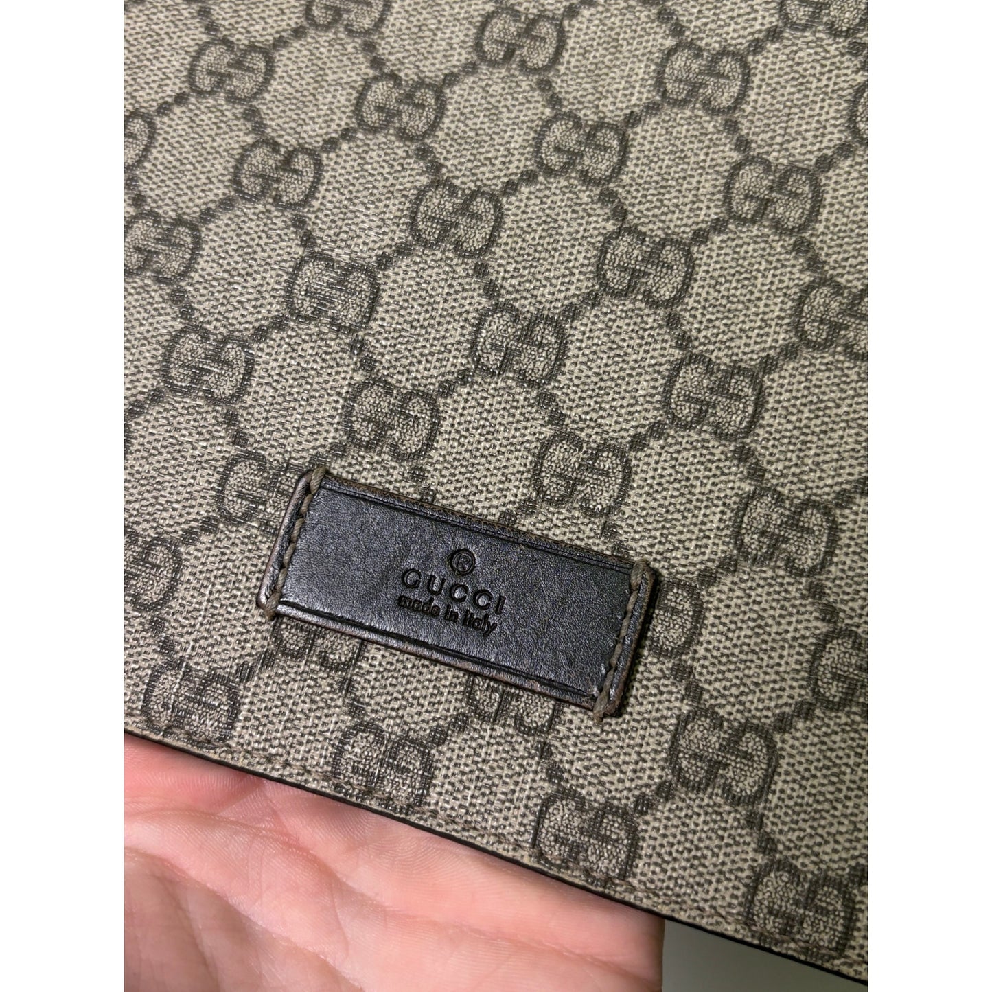 Gucci GG monogram supreme diaper crossbody side bag