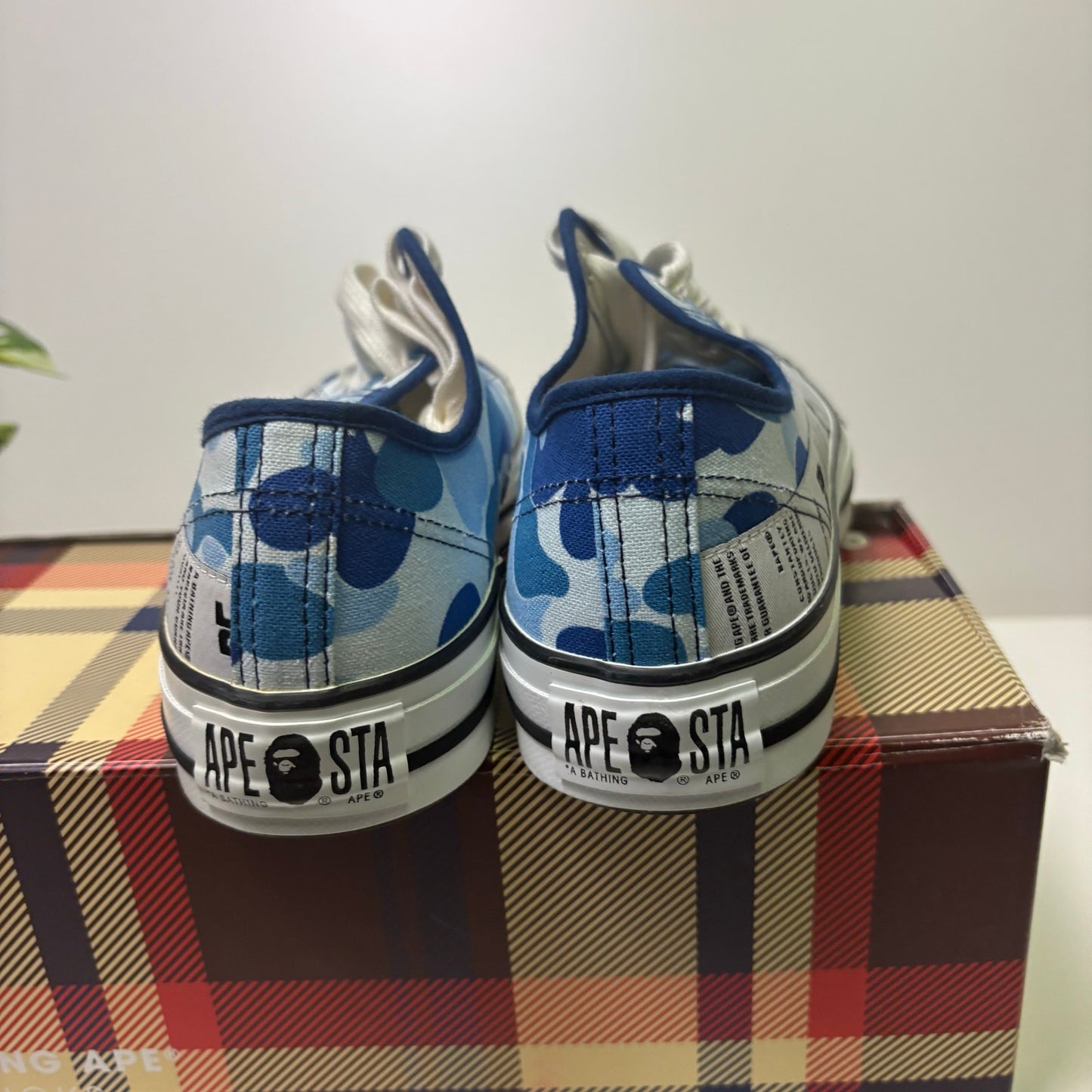 A Bathing Ape Bape Abc Camo Ape Sta Low 'Blue' 1F80-191-007BLU