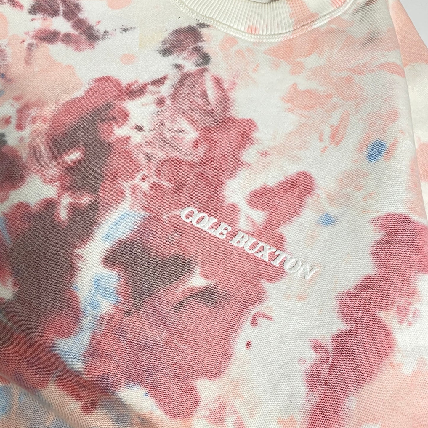 COLE BUXTON tie dye crew neck XL