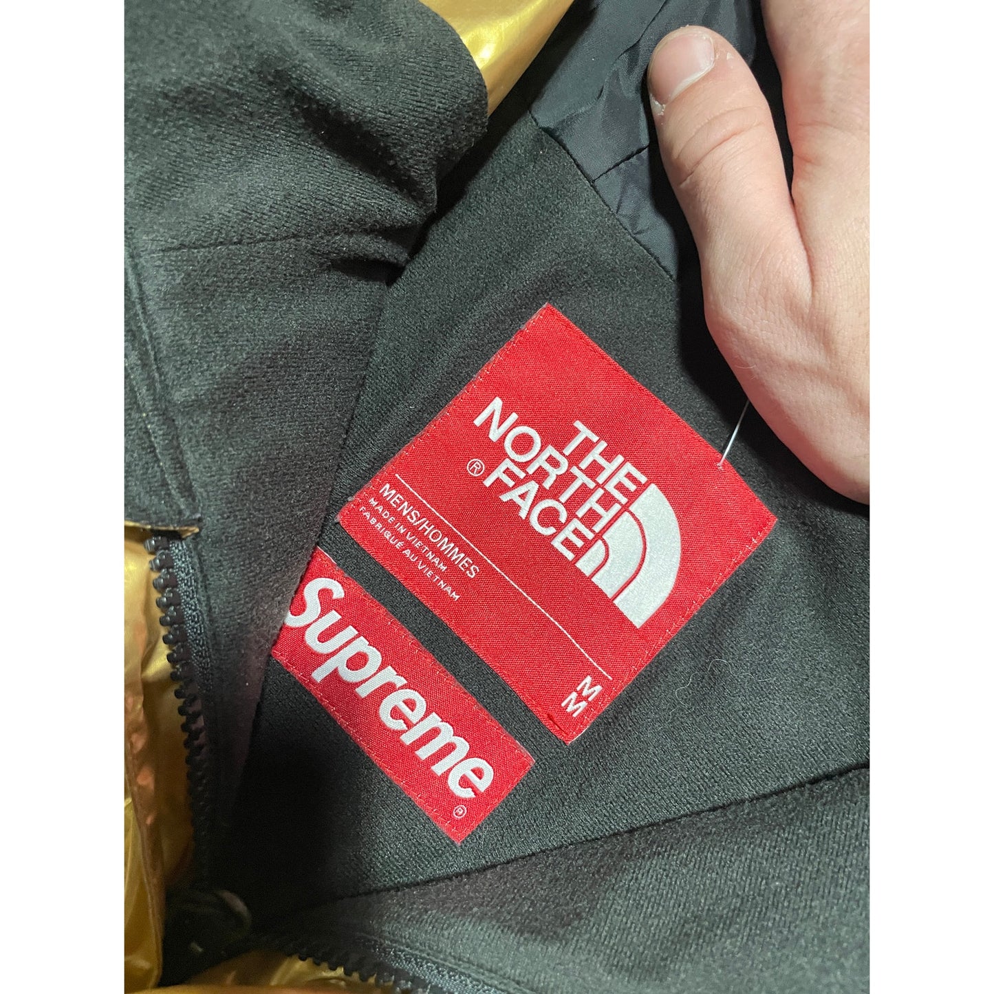 2018 gold Supreme X The North Face