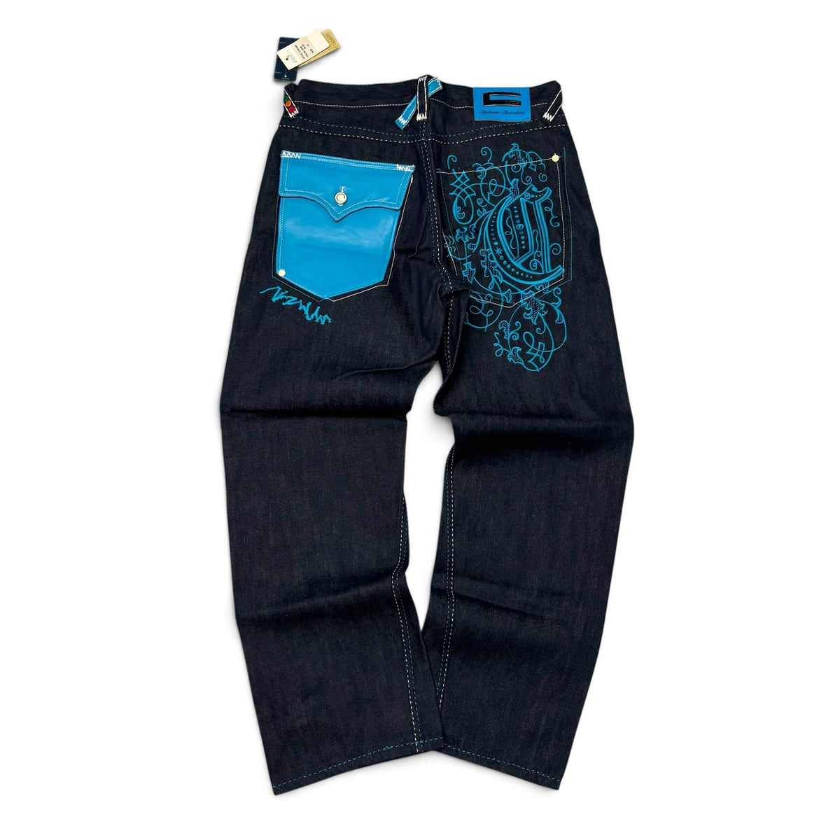 New Vintage Coogi Print Jeans 34