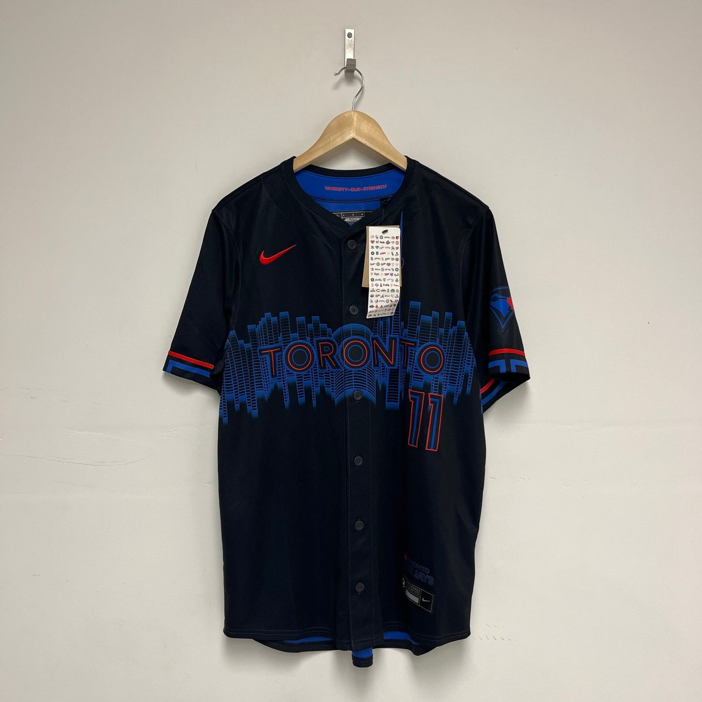 NWT Nike Toronto Blue Jays Bichette Jersey L