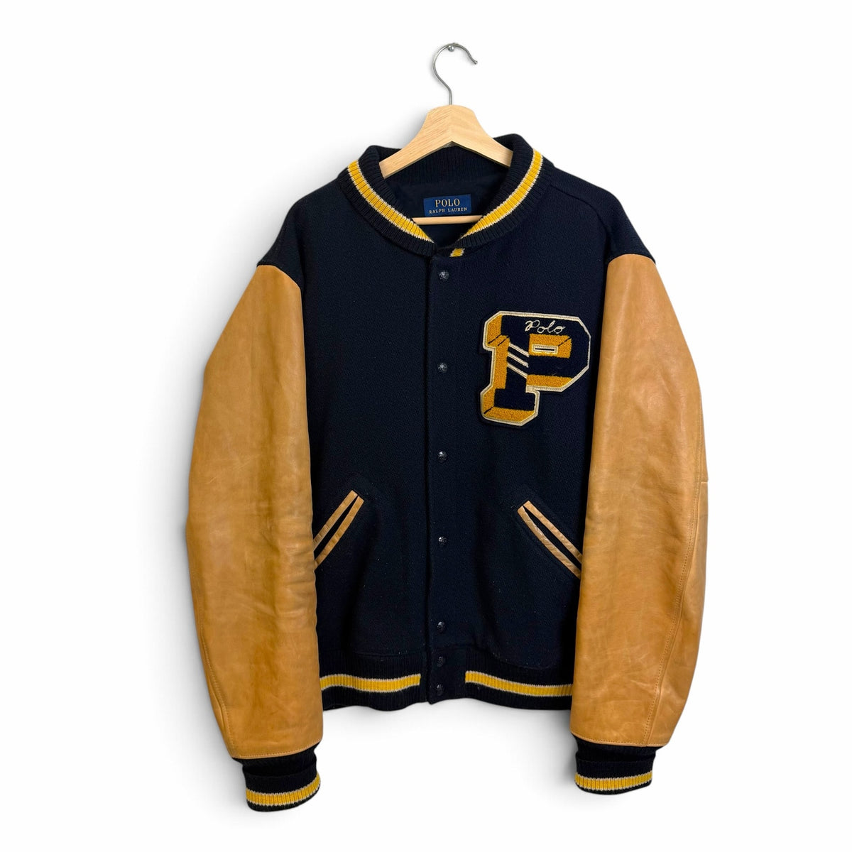 Polo Ralph Lauren Varsity Leather Jacket XL