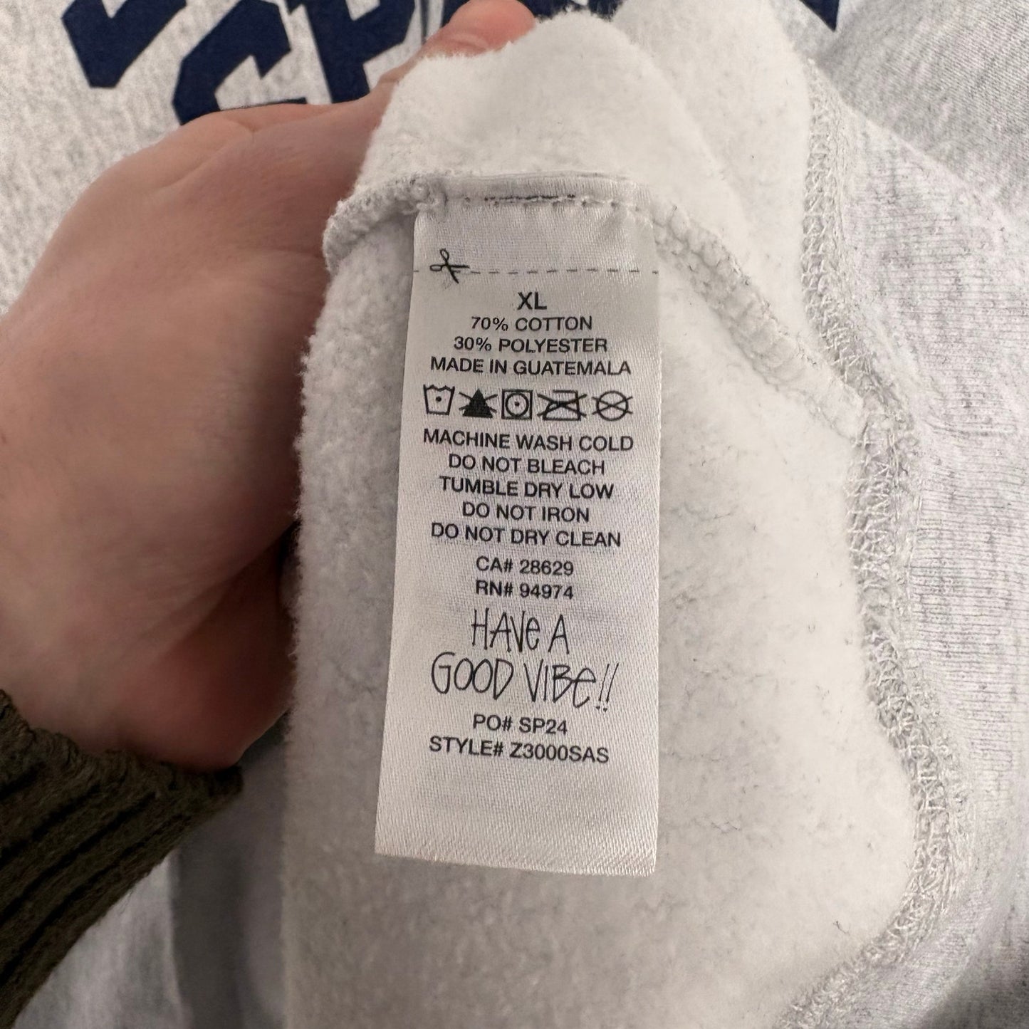 Stüssy 5 Sport crewneck XL