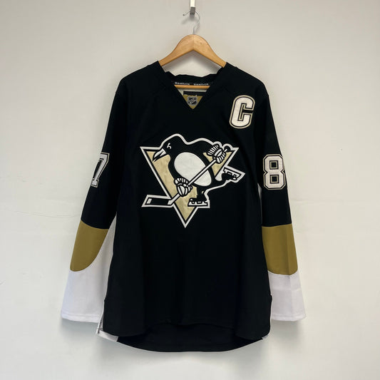 Vintage Sydney Crosby Pittsburgh Penguins Jersey L