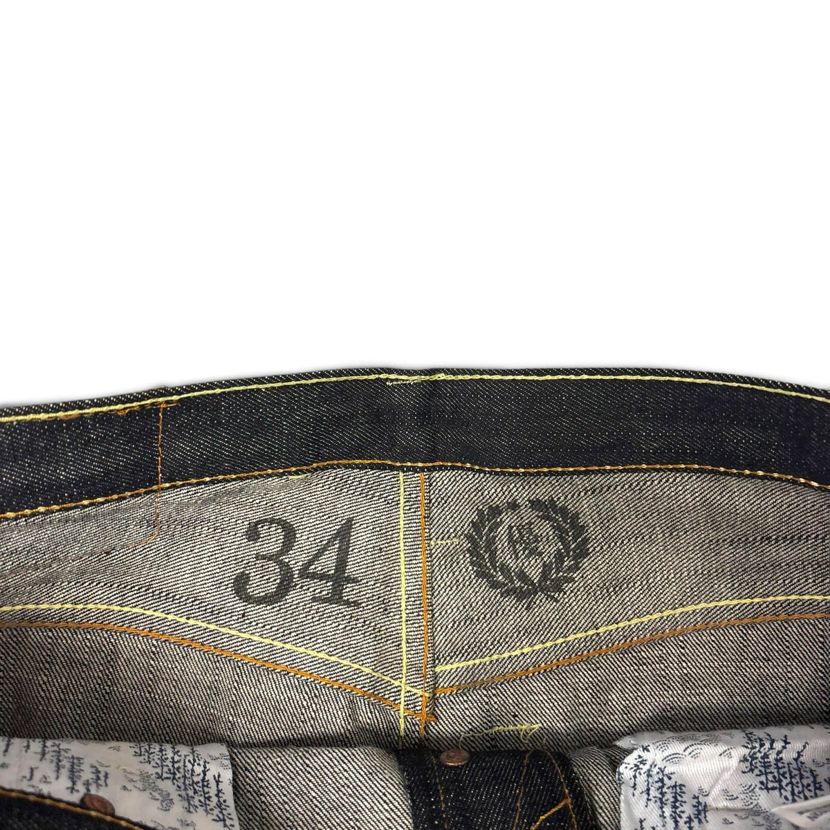New Vintage RMC Red Monkey 2008 Erotic Ukiyo-e Raw Selvedge Jeans 34