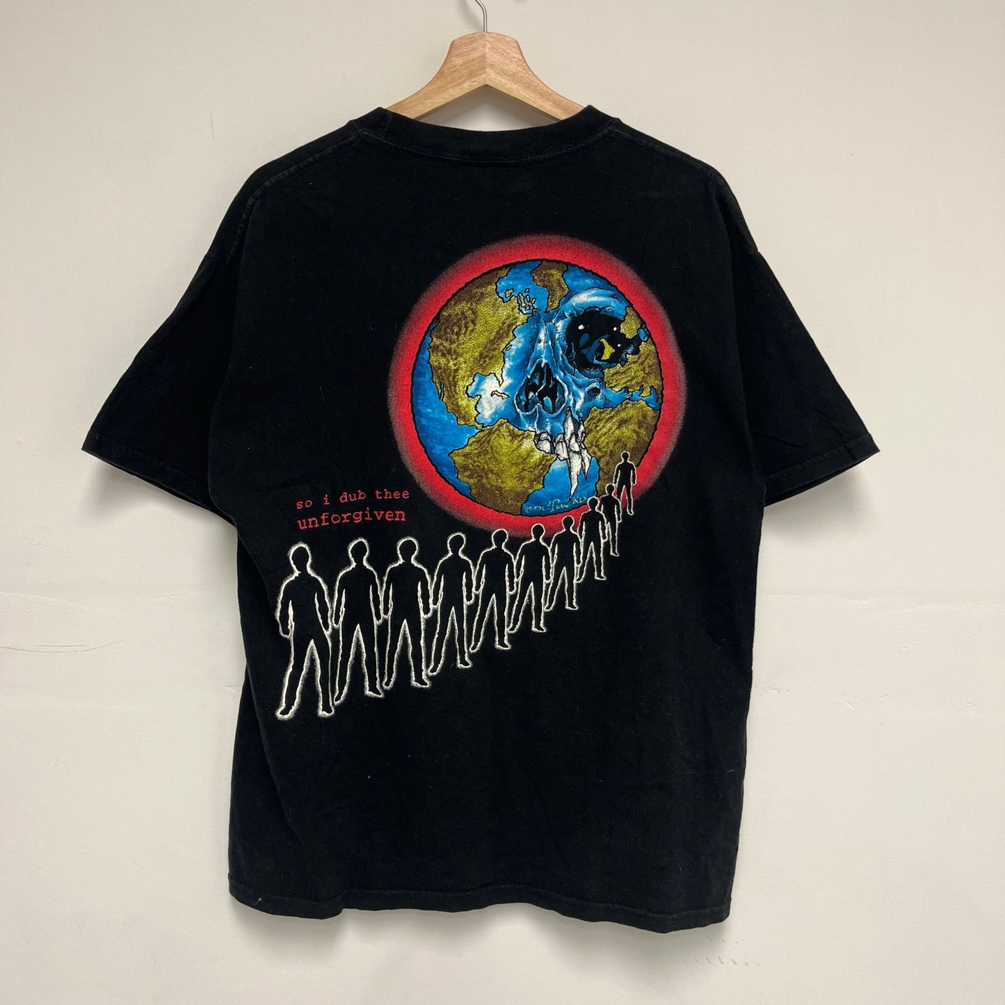 VINTAGE METALLICA 1994 UNFORGIVEN Reprint SHIRT 2 SIDED GIANT L