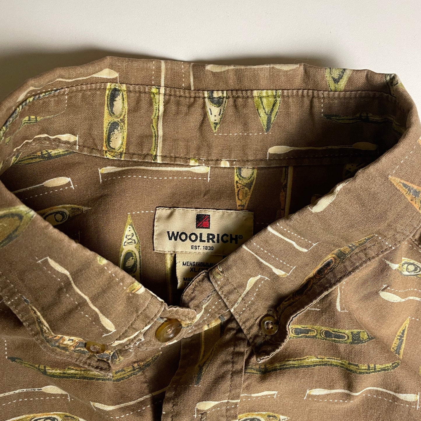 Vintage Woolrich patterned button up XL