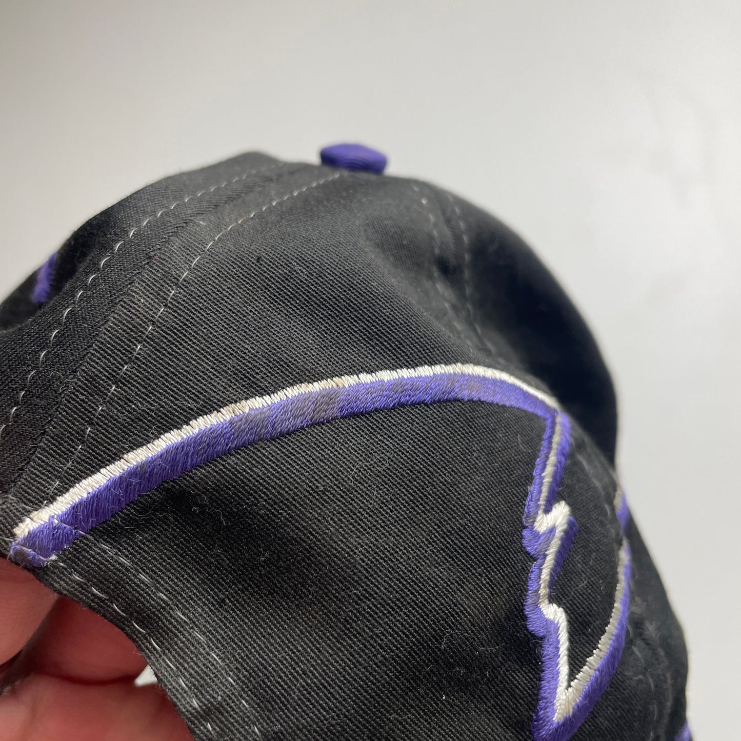 vintage raptors hat shark tooth FLAWED