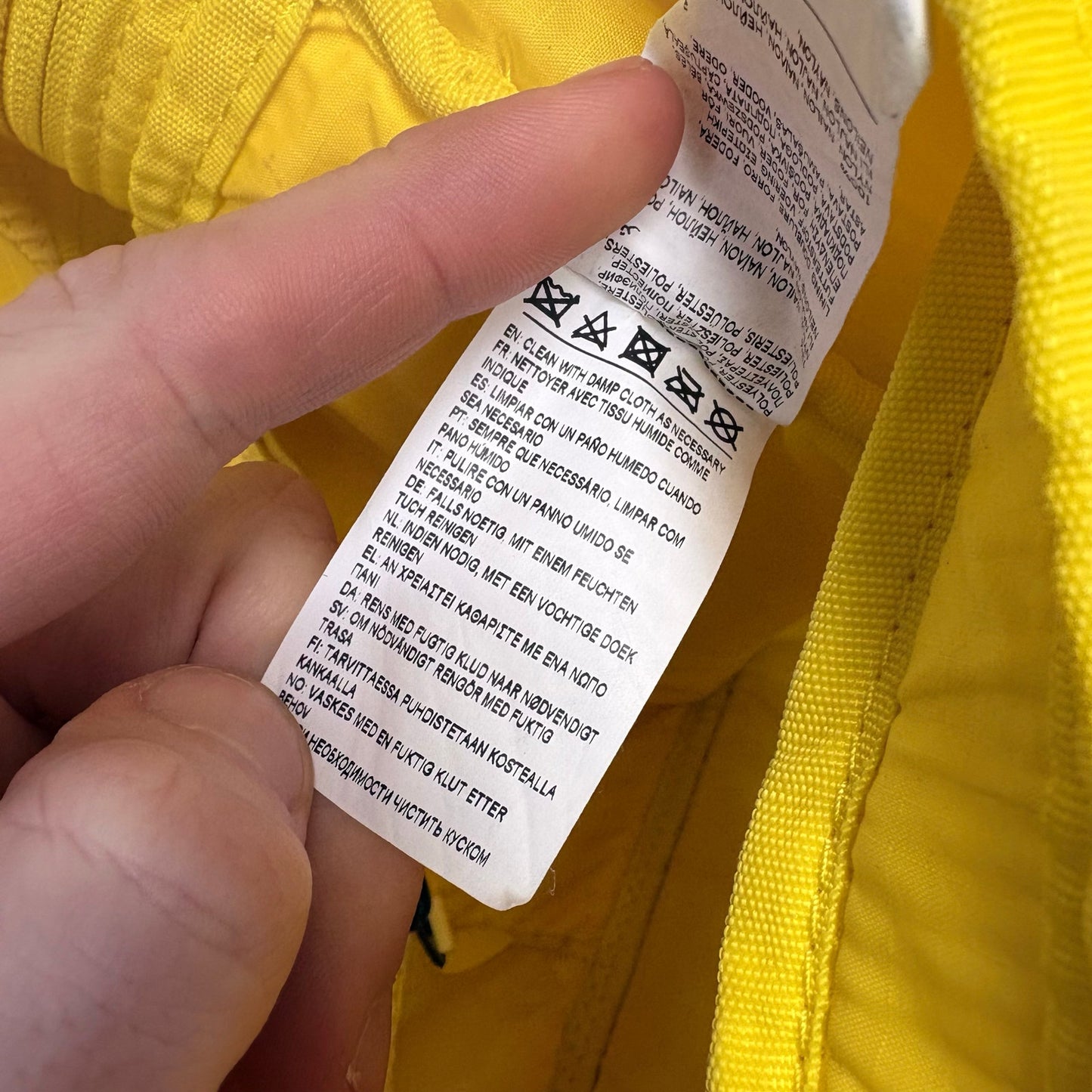 Nike x Off-White yellow Duffle Bag