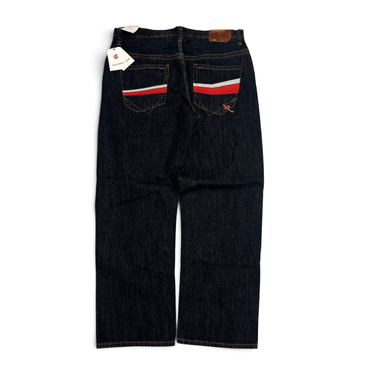 New Vintage Roca Wear USSR Black Denim Jeans 38