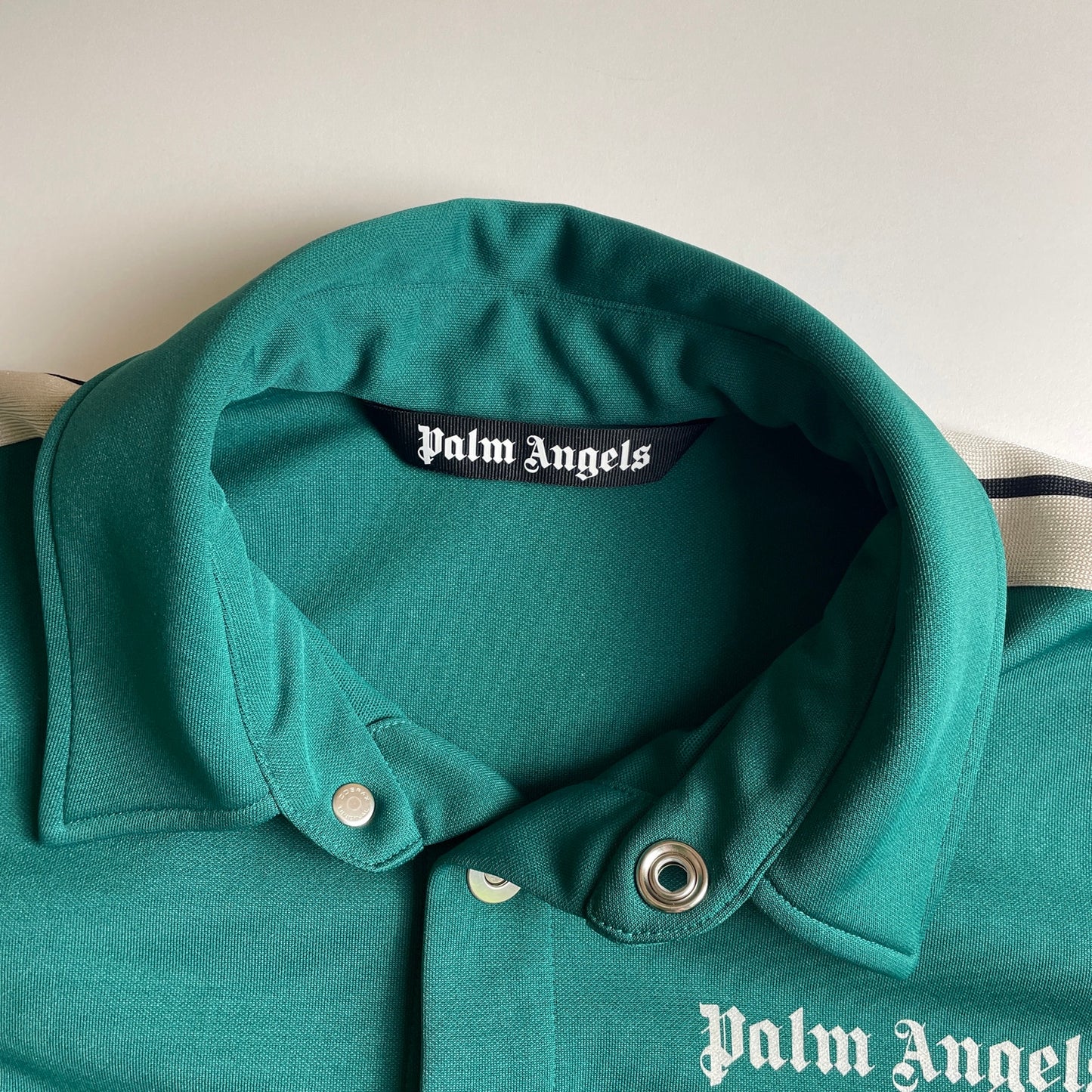 Palm Angels cropped track suit zip up top S