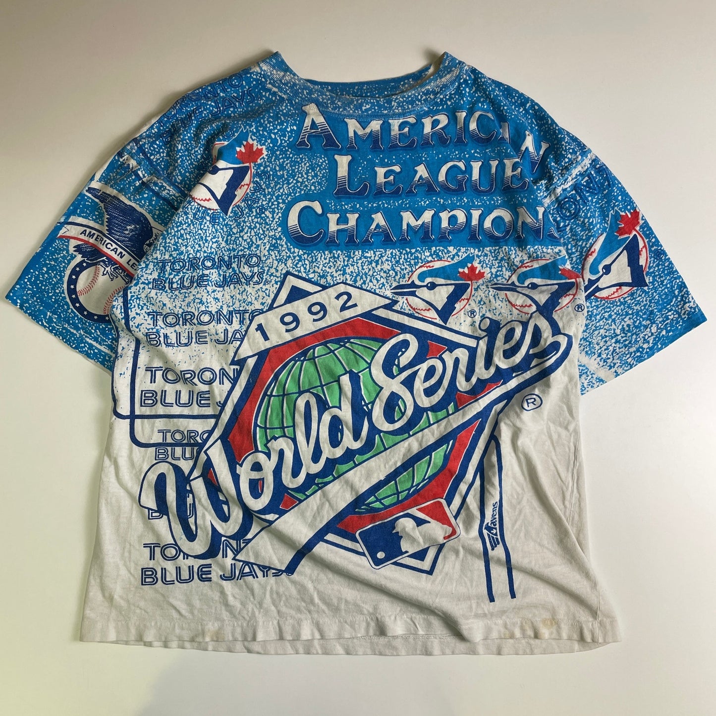 Vintage Blue Jays world series 1992 AOP t shirt L