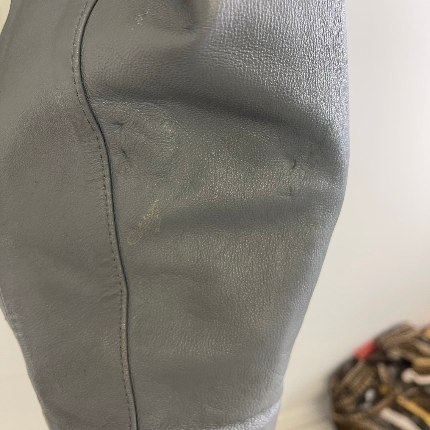 Air Jordan Lamb Leather Motorcycle Jacket  L