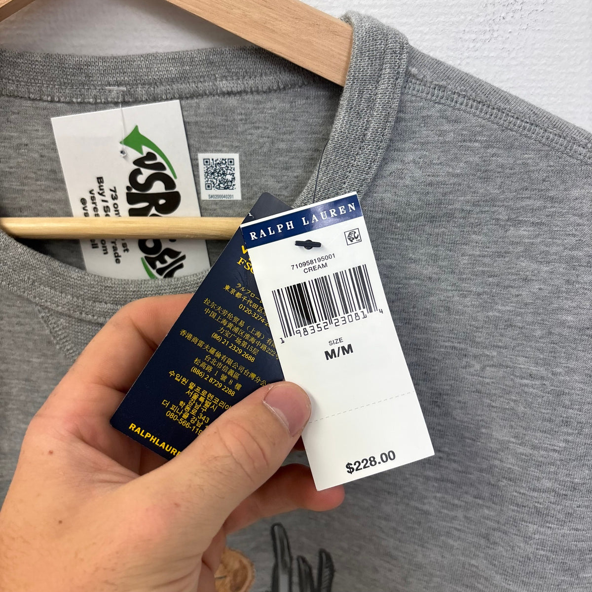 New Polo Ralph Lauren Polo Bear Crewneck M