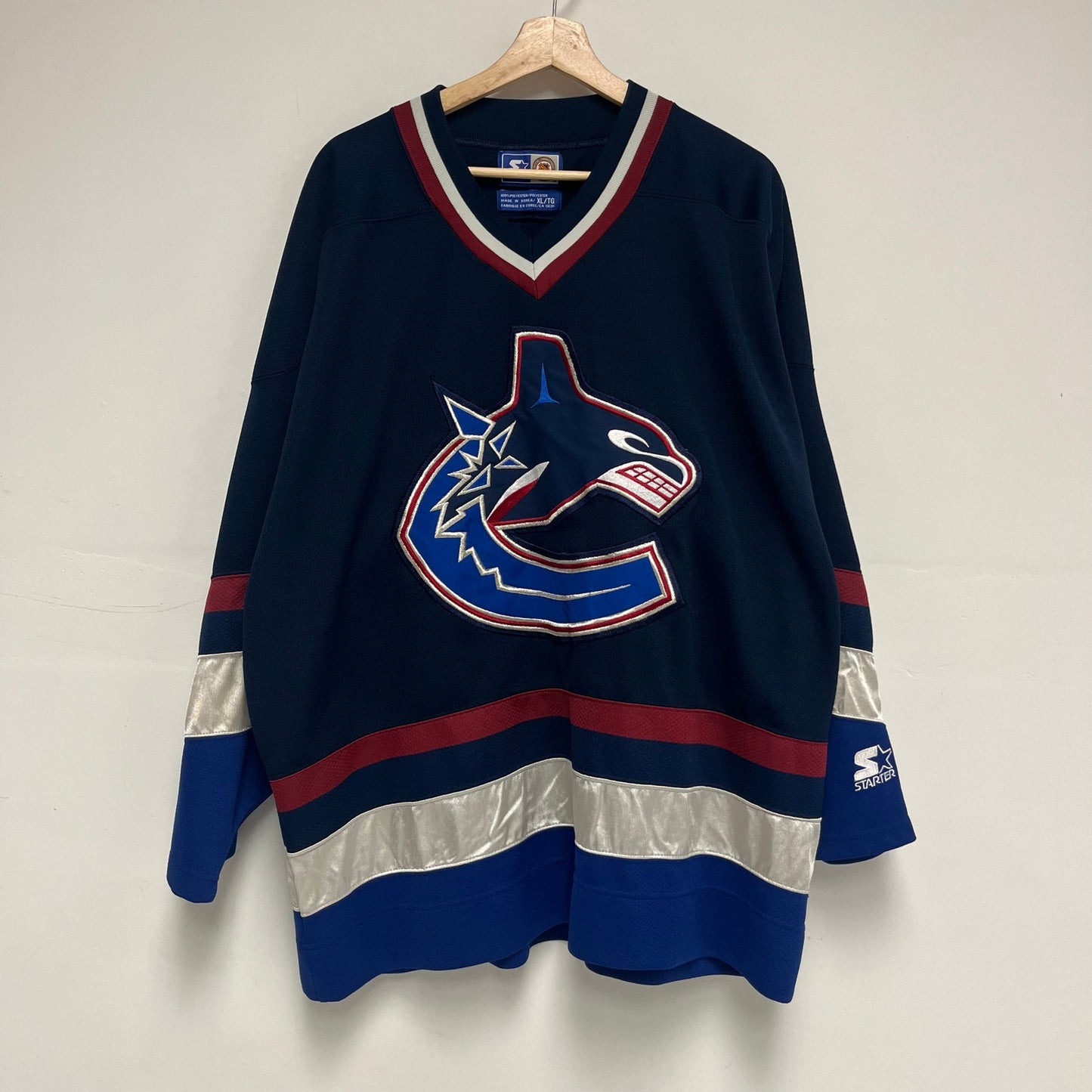 Vintage Starter Vancouver Canucks Jersey XL