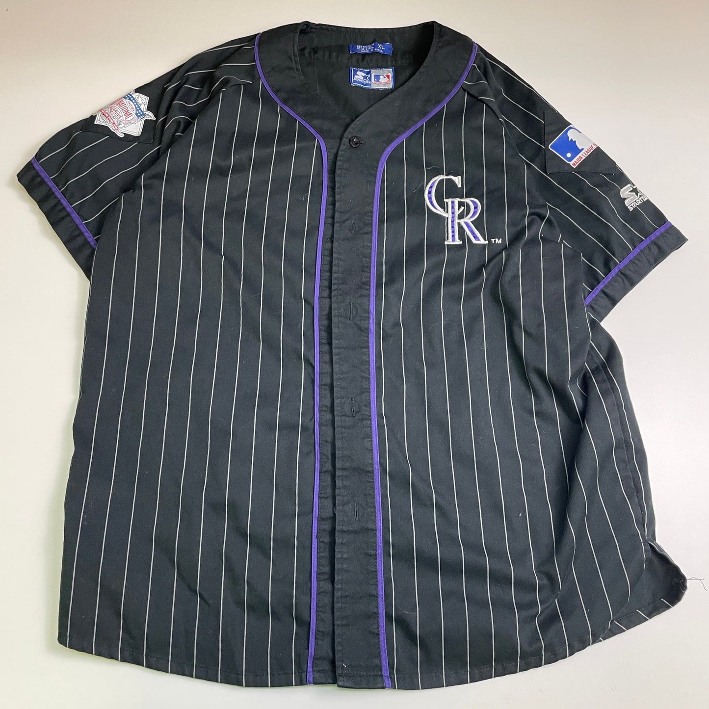 STARTER Rockies baseball jersey XL