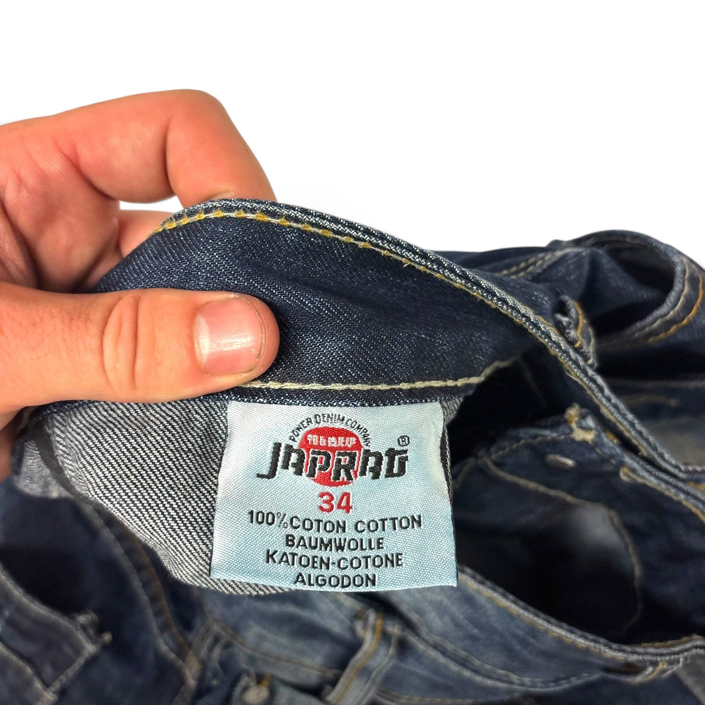 Y2K Japrag Okisha Samoko Dark Wash Deconstructed Jeans 34