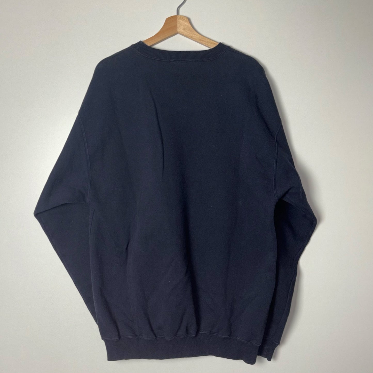 Vinatge Fila Biella navy blue boxy crewneck L