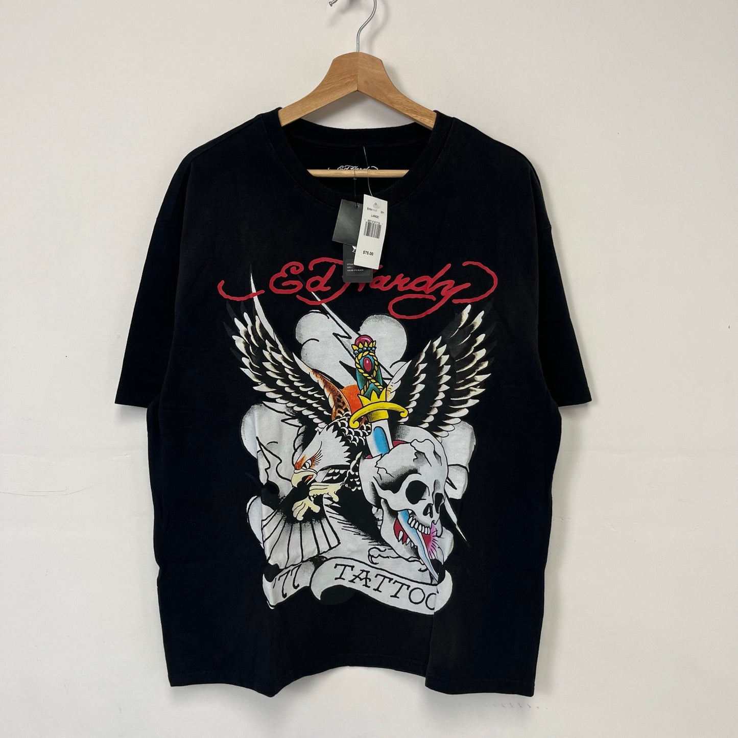 Ed Hardy Eagle T-Shirt Men's Size L