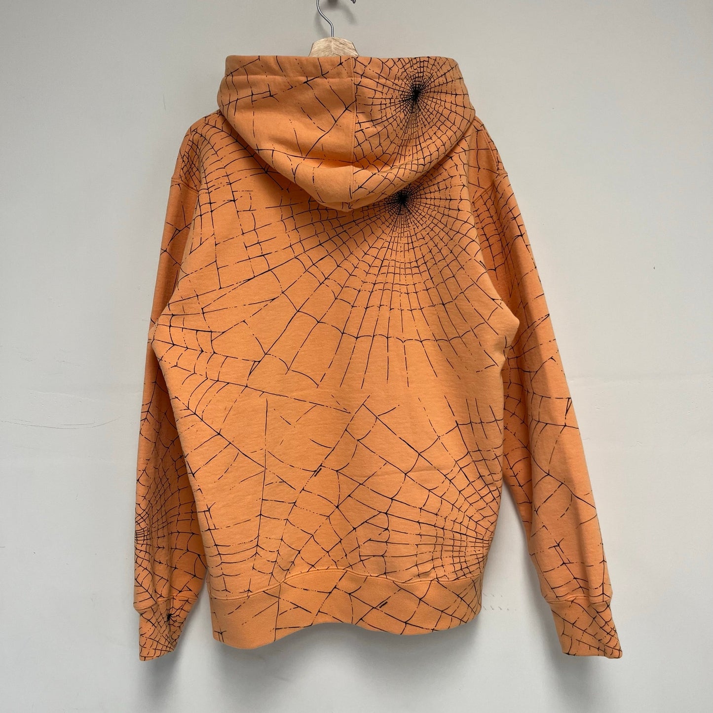 Supreme Spider Web Hoodie peach 2016 XL