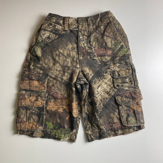 Vintage baggy camo cargo shorts 28