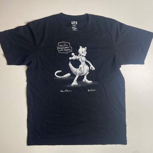 Uniqlo x Daniel Arsham x Pokemon Mewtwo tee L DS