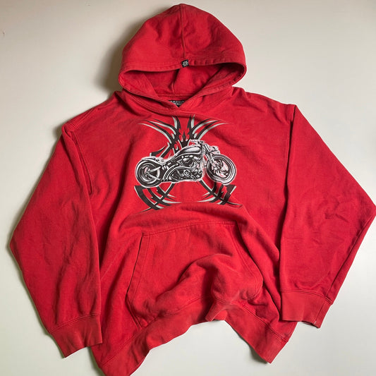 Motorcycle y2k vintage hoodie