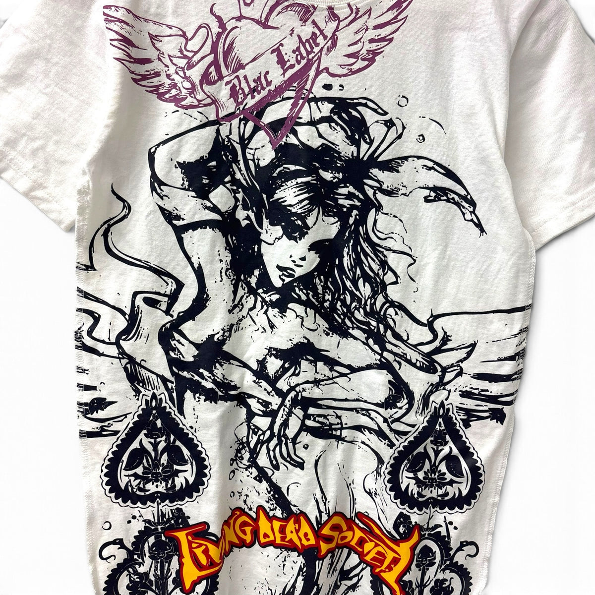 New Vintage Black Label Women's Graphic Shirt M