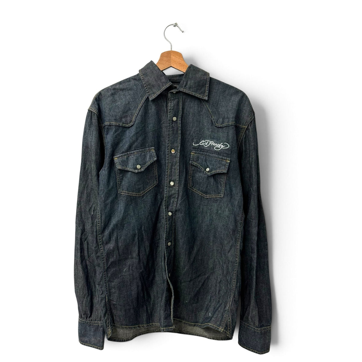 Ed Hardy Lion Jean Jacket S