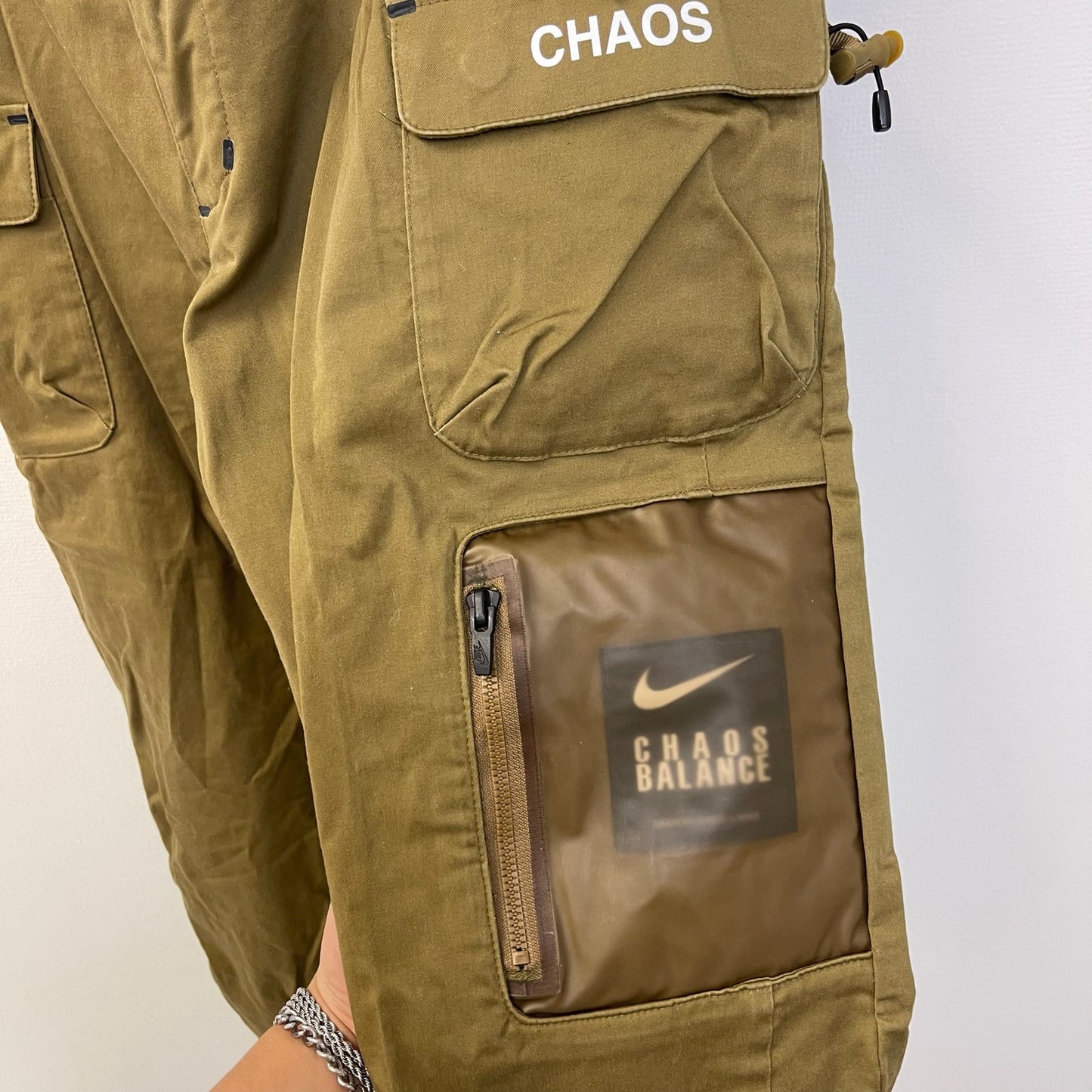 Nike x Undercover brown cargo jogger pant S