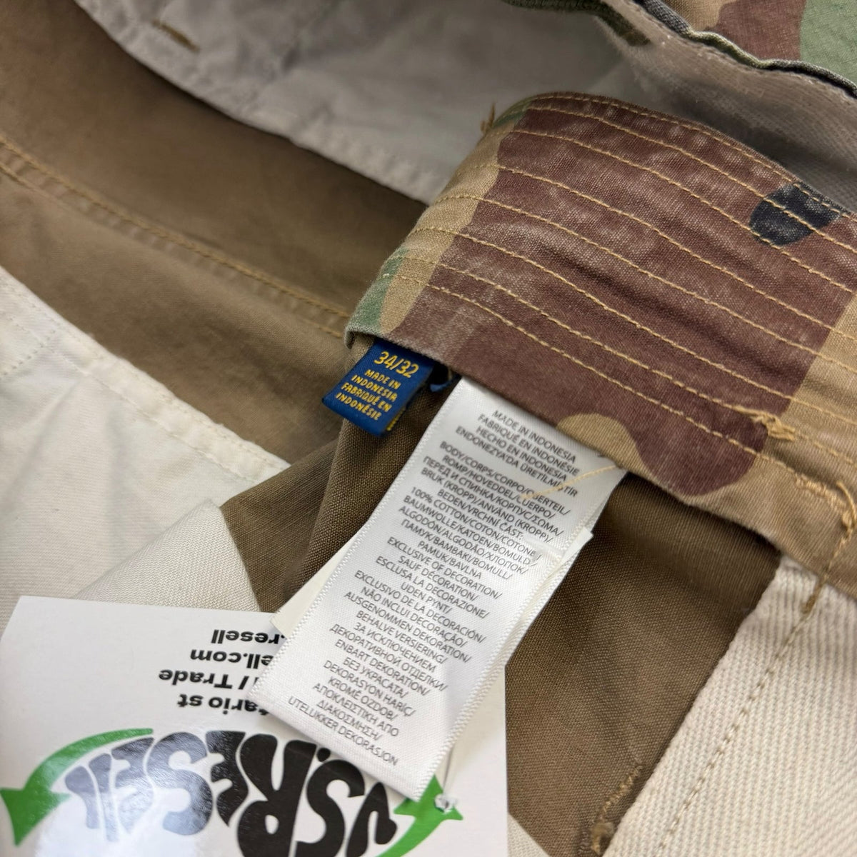 Polo Ralph Lauren Camo Cargo Pants 34x32