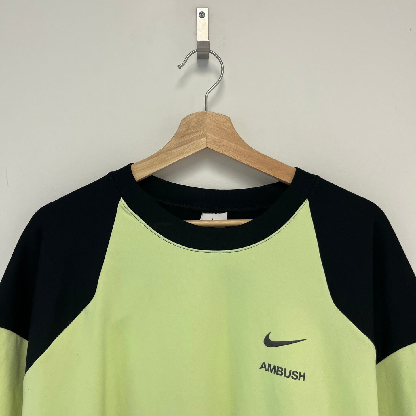Nike x Ambush T-shirt Ghost Green and Black XL