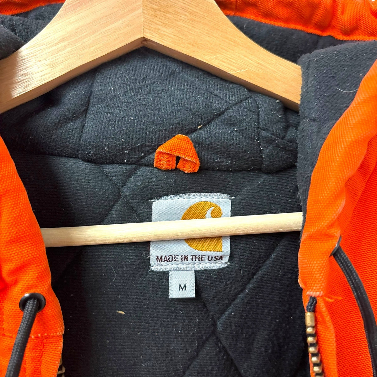 Vintage Carhartt J130 Blaze Orange Active Jacket M
