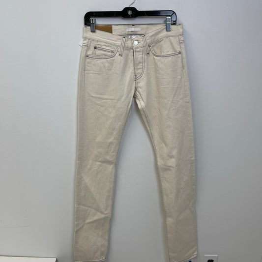 Helmut lang cream slim fit jeans 29 NWT