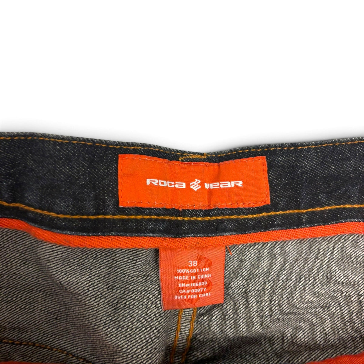 New Vintage Roca Wear USSR Black Denim Jeans 38