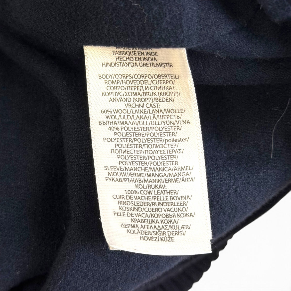 Polo Ralph Lauren Varsity Leather Jacket XL