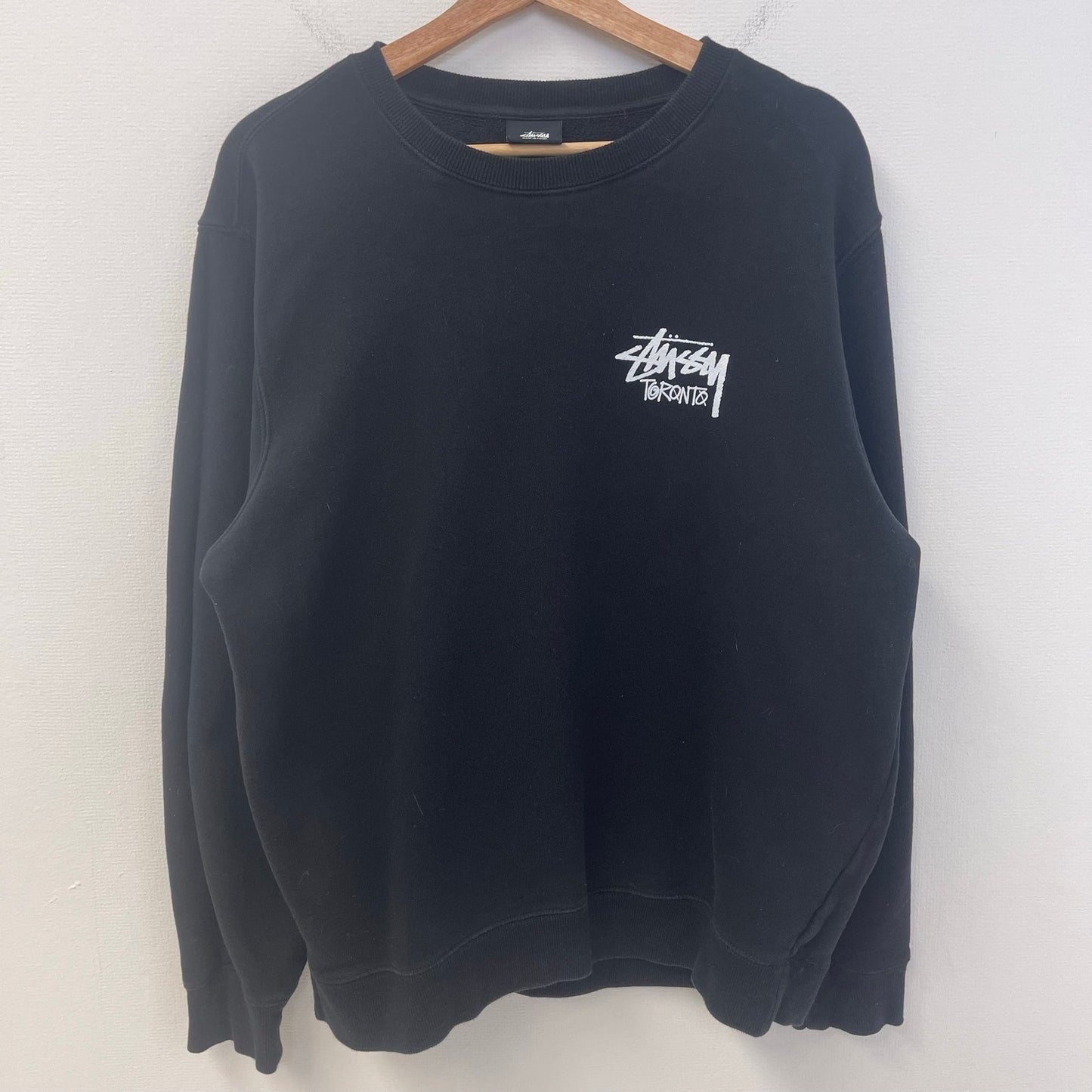 Stussy toronto black crewneck M
