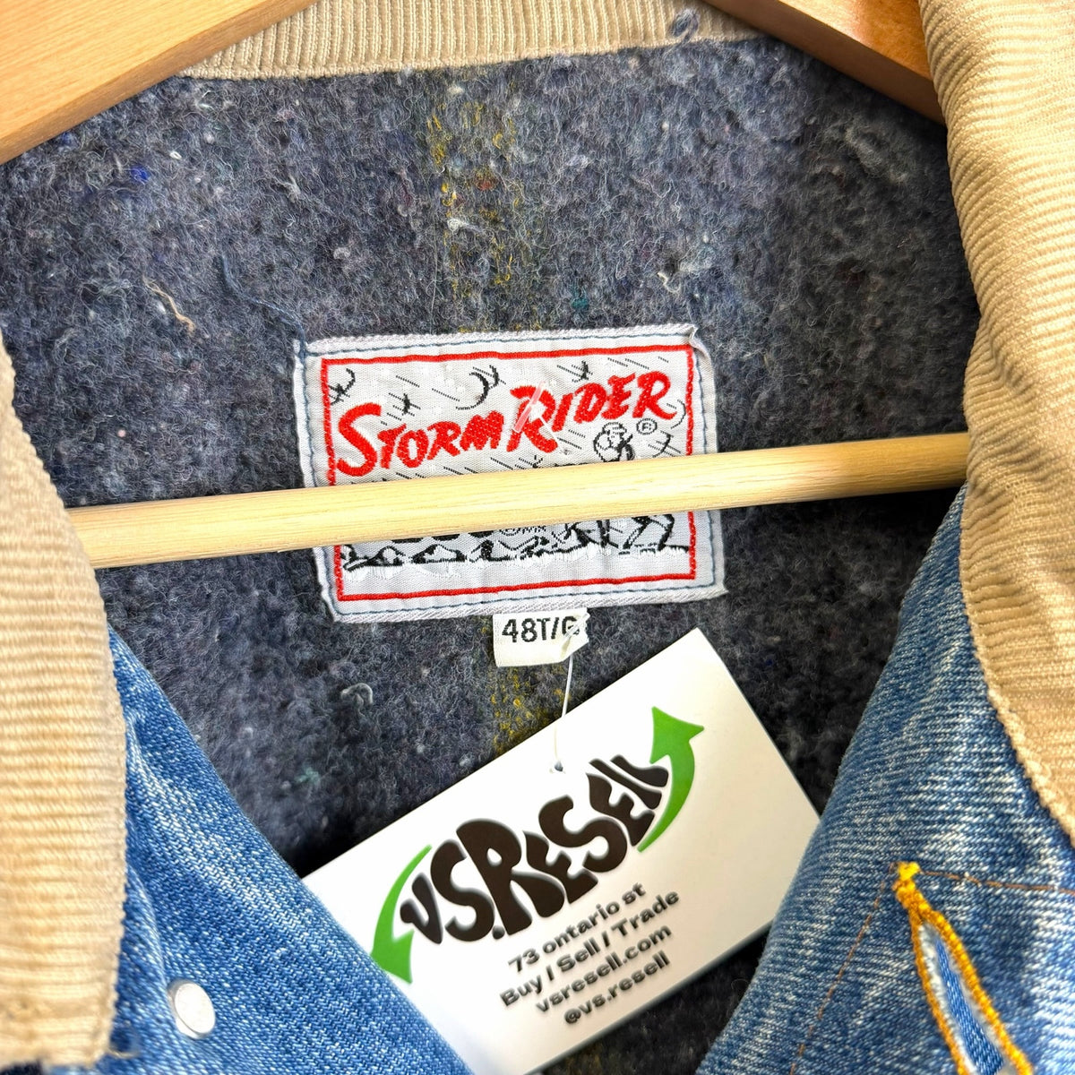 Lee Storm Rider Denim Trucker Jacket 48/XL